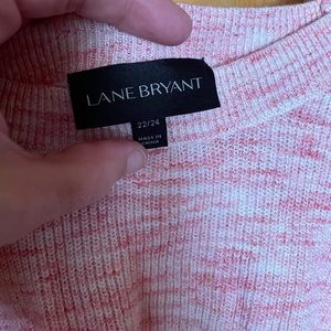 Lane Bryant pink sweater